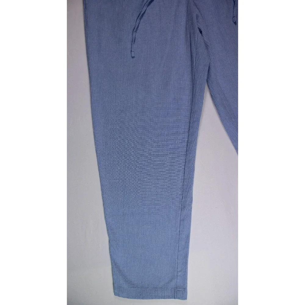 Alfred Dunner Pants Womens Size 12 Blue Pull‎ On Pants  - (26.5 x 26)